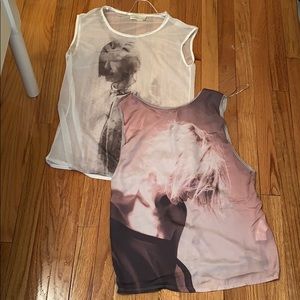❗️FINAL PRICE❗️ZARA Sleeveless Tee Bundle